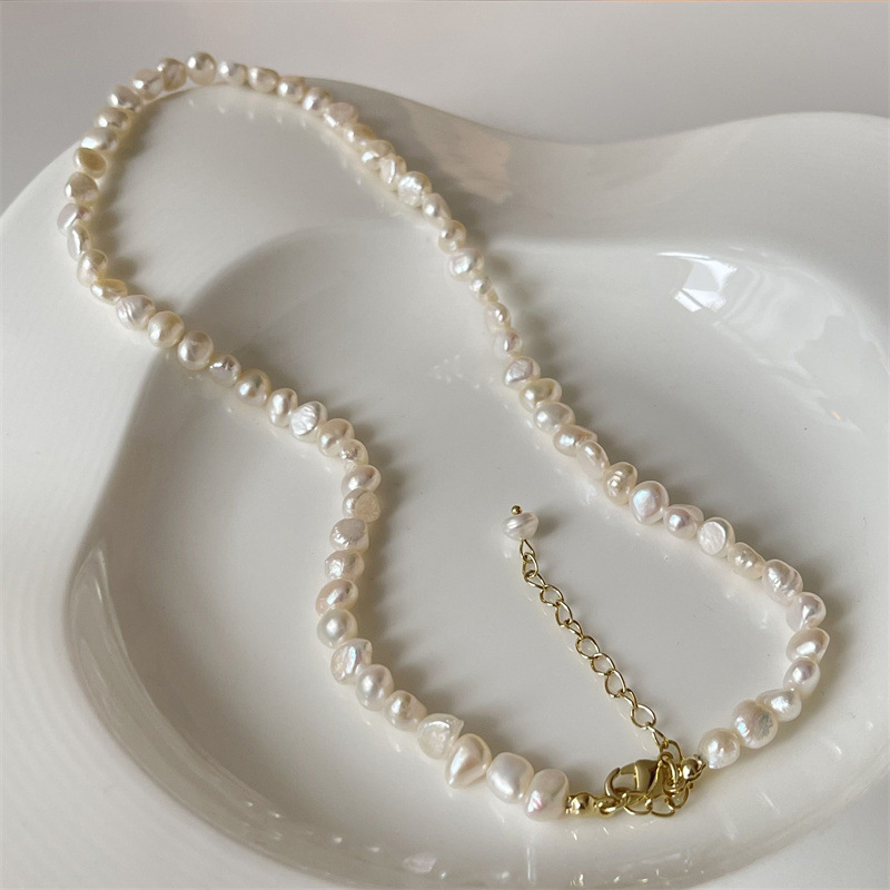 Fashion Geometric Imitation Pearl Womenu0027S Necklace 1 Piece