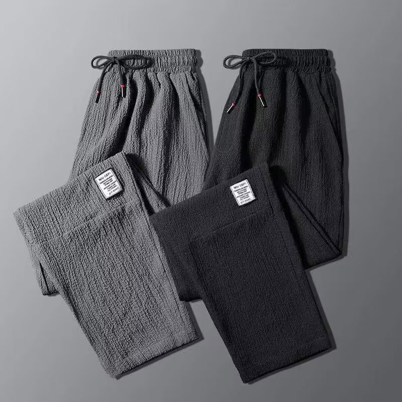 Working Pants Men's Working Loose Thin Ice Silk Working Pants Non-Magnetic Non-Iron Quick-Drying Breathable Sports Pants Working Pants Men's Working Loose Thin Ice Silk Working Pants Non-Magnetic Non-Iron Quick-Drying Breathable Sports Pants
