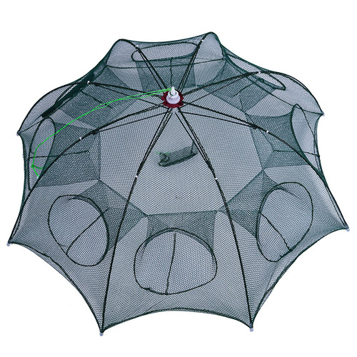 Factory wholesale of various specifications fish net umbrella net fish trap shrimp trap fish net moving net foldable fishing net lobster net umbrella trap fishing gear