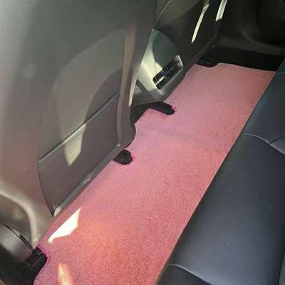 Universal Foot Pad velvet floor mats, waterproof floor - pink-custom-made-floor-mats-specifically-for-five-seater-vehicles
