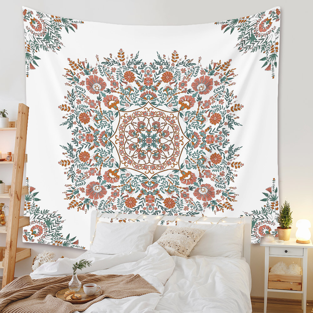 Bohemian Floral Tapestry Room Decorative Background Cloth Wholesale Nihaojewelry display picture 39