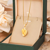 Fashionable necklace stainless steel, chain for key bag , simple and elegant design, does not fade, wholesale