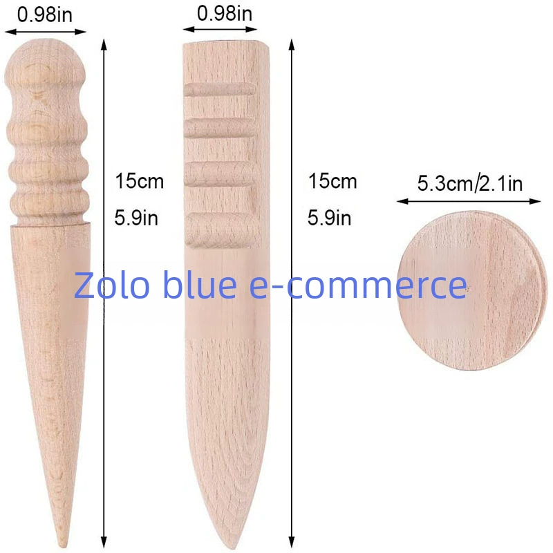 Sandalwood 花 黑 黑 黑 黑 黑 黑 黑 黑 边 Practicing rod handmade DIY leather tool