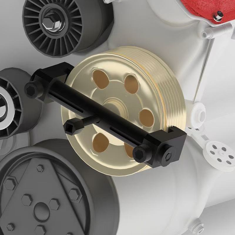 Crankshaft Pulley Puller, Pulley Removal Tool, Fan Impeller Puller, Motor Steering Wheel Puller, Removal Tool