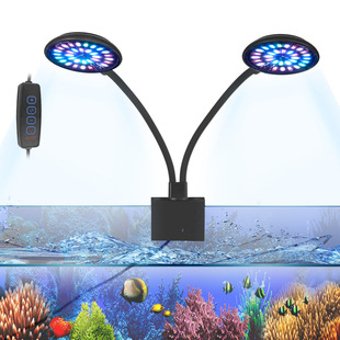 Small mini clip lamp fish tank lamp landscaping USB style lighting lamp water grass lamp color enhancement with remote control