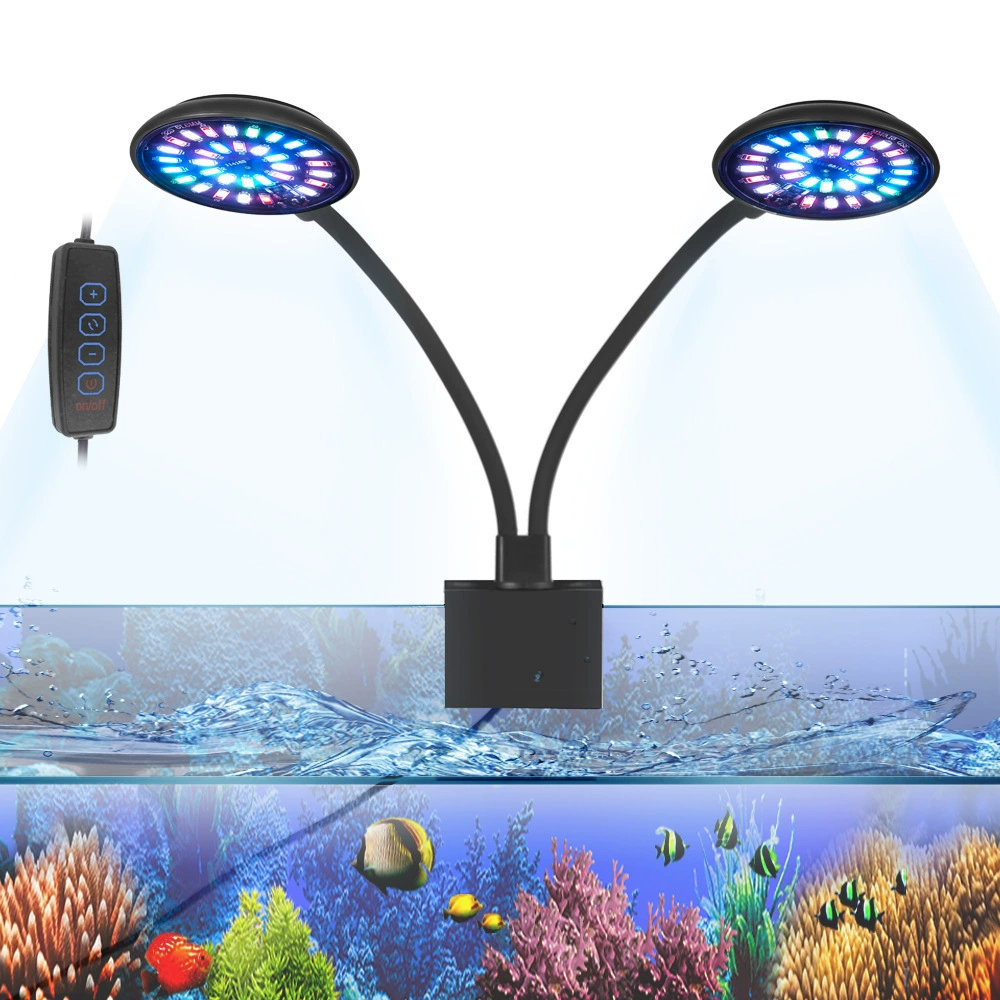 Small mini -clip lantern fish tank lamp landscape USB style lighting water grass lanterns increase color and remote control