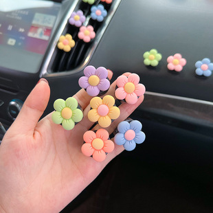 Creative Cute Flowers Car Air Conditioner Air Outlet Perfume Aromatherapy Personalized Car Interior Fragrance Decoration Goddess Model