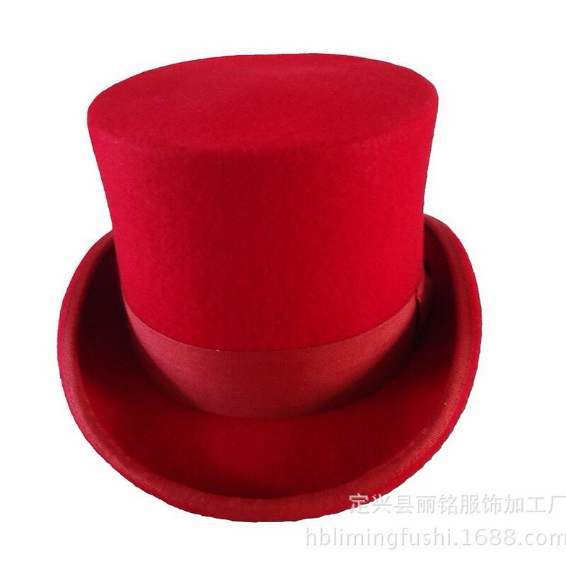 Wool Magic Top Hat President Hat Felt Hat Jazz Hat Equestrian Hat Gentleman Hat