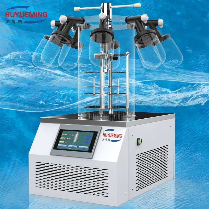 Настольный сублимационный сушильный аппарат FD-1D-50 -60 ℃ Пресс-крышка для подвесной сушилки для бутылок, зона сублимационной сушки 0,08 ㎡