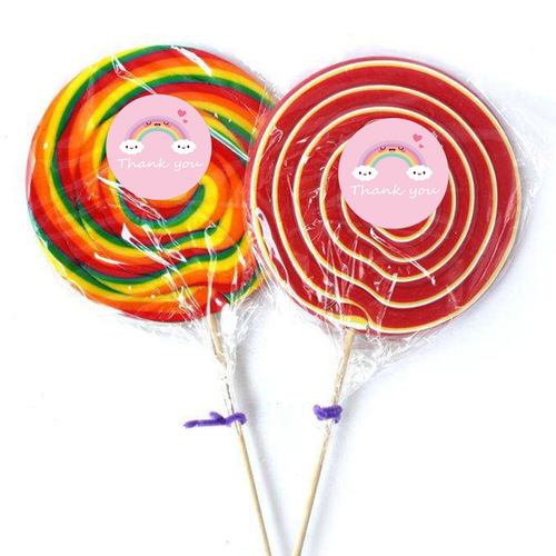 Cartoon hand-painted weather thank you stickers for children cute handmade decorative stickers birthday gift sealing stickers