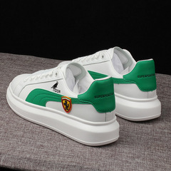 男女同款韓版厚底小白鞋男士休閒運動鞋學生滑板鞋情侶款潮鞋