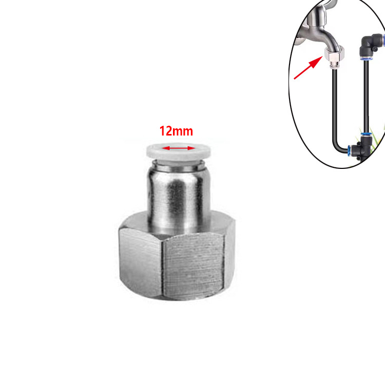 Cabeza de rociador universal Accesorios para dispositivo de riego automático Cabeza de rociador Junta de rociador de atomización Agua de rociador de tres vías riego por rociador de inserción rápida