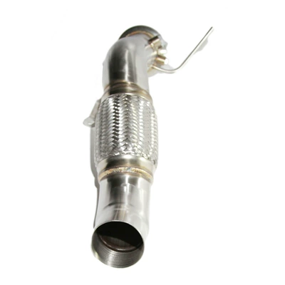 3" Stainless Steel Exhaust Downpipe 07-13 Baomao m X5 35D3.0 Sd 286P S E60 E61 M57N2 (Exhaust manifold) - without-network