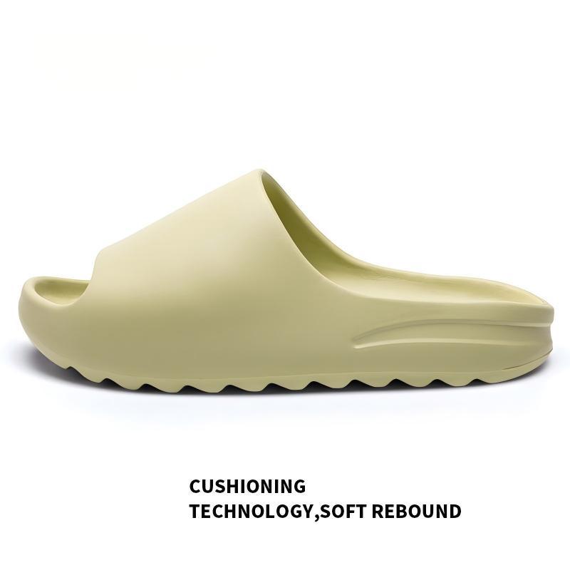 Pantuflas EVA populares transfronterizas con sensación de pisar nubes, sandalias Yeezy de verano para mujer con suela gruesa para exteriores, venta al por mayor de comercio exterior para hombre.