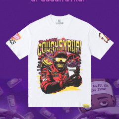 美式潮牌2025sss Awful Lot Of Cough Syrup 跨境批发T恤情侣短袖
