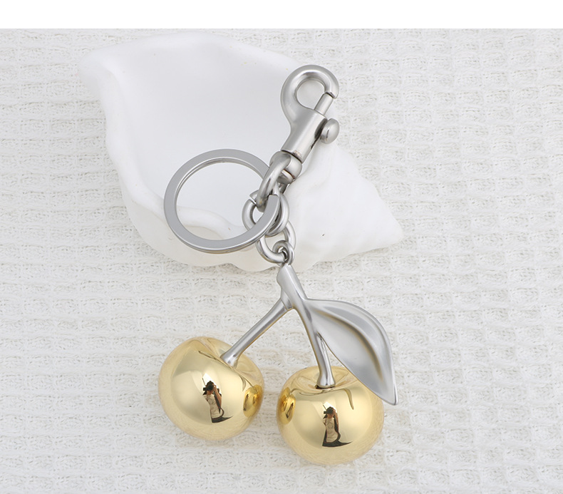 54g Weight Bag Charms Bag Accessories Type 1 Piece Quantity Holiday, Banquet, Daily Occasion Zinc alloy Material Cherry Pattern Casual, Elegant, Lady Style 1 Piece Zinc Alloy Cherry Bag Charms 13