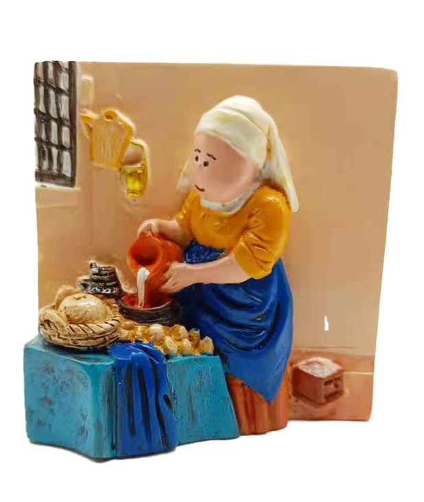 《倒牛奶的女人》 维米尔