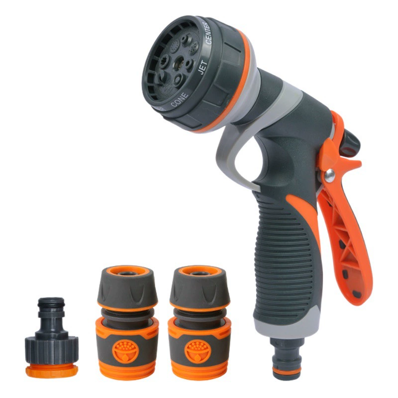 Бытовой полив цветов 8 видов водяного пистолета-распылителя 8 функций насадка для душа двор сад балкон полив Автомойка артефакт