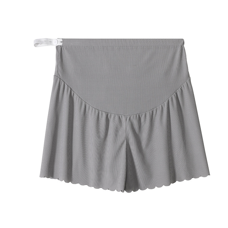 マタニティパンツ、夏用安全パンツ、妊娠中の露出防止、薄手、ハイウエスト、アイスシルク、ゆったりとしたボトムス、大きいサイズ、調節可能|undefined