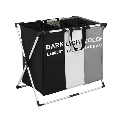 Fresh large-capacity dirty clothes basket wholesale multifunctional clothing toy storage bag household supplies Oxford cloth laundry bag