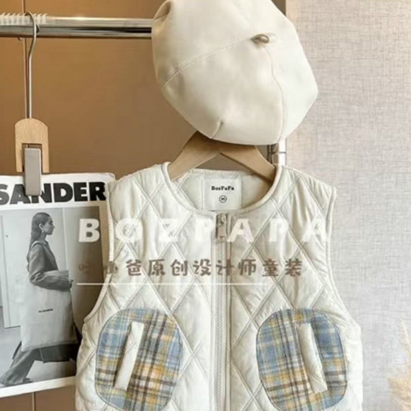 싱글조끼 [두꺼운 누빔]