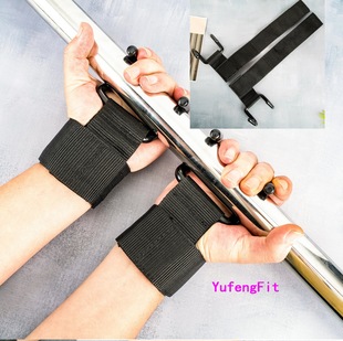 Portable Cross-Border Fitness Hooks, Assist Hooks, Double Hooks, Grip Hooks, Double Barbell Dumbbell Single Bar Weightlifting Pull-Up Hooks