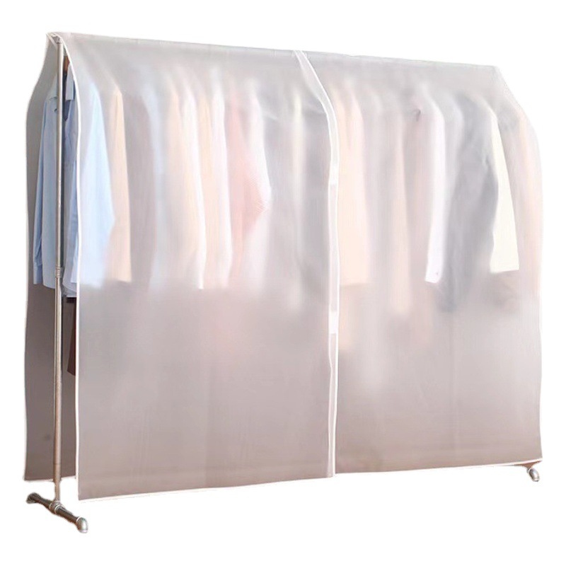 Clothes Dust-proof Bag Clothes Cover Transparent Coat Dust Cover Hanging Clothes Pocket Hanging Household Wardrobe Clothes Cover Cloth