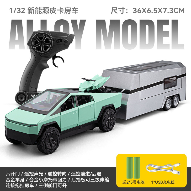 1: 32 Tra Pickup RV Remote Control - Verde