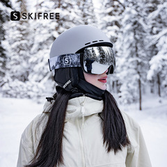 SKIFREE S0 スキーヘルメット スキー用品 男性と女性用 衝突防止 暖かい シングルおよびダブルボード スノーヘルメット 子供用プロフェッショナル スノーゴーグル