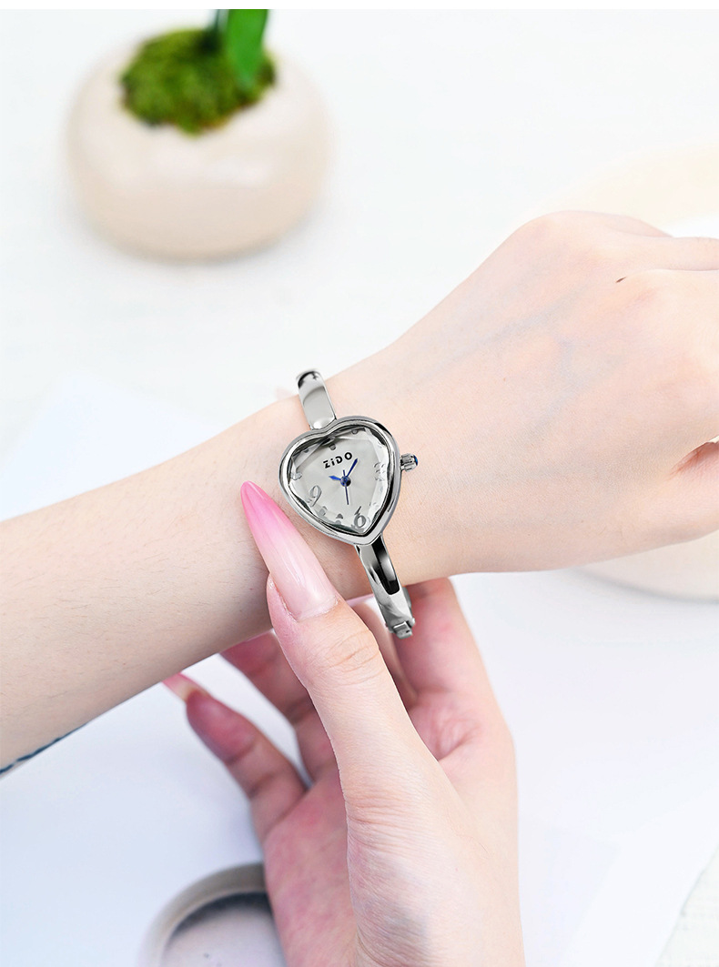 Reloj de pulsera para mujer corazón personalizado lujo cuarzo_voghion.com