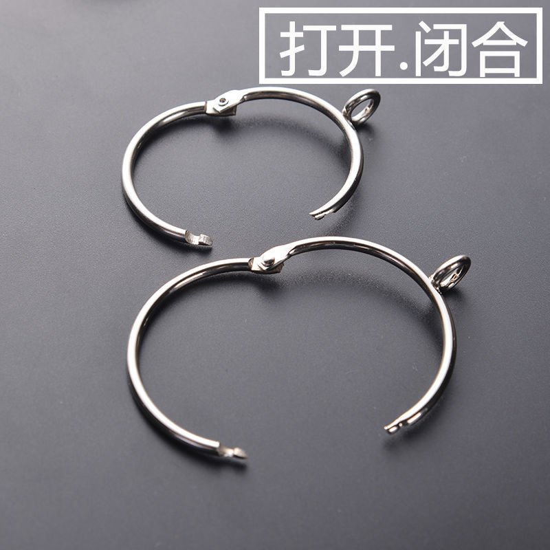 커튼 오프닝 링 로마 막대 오프닝 링 매달기 링 샤워 커튼 가동 링 금속 매달기 링 스테인리스 스틸 후크 액세서리 나무