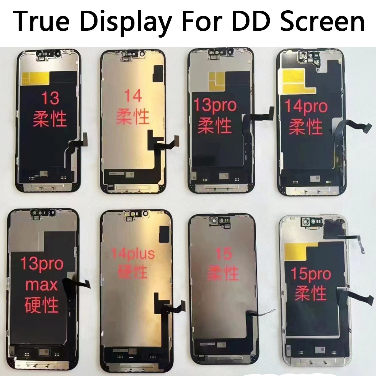 DD OLED para iPhone 12 13 14 15 Pro Max Display Assembly
