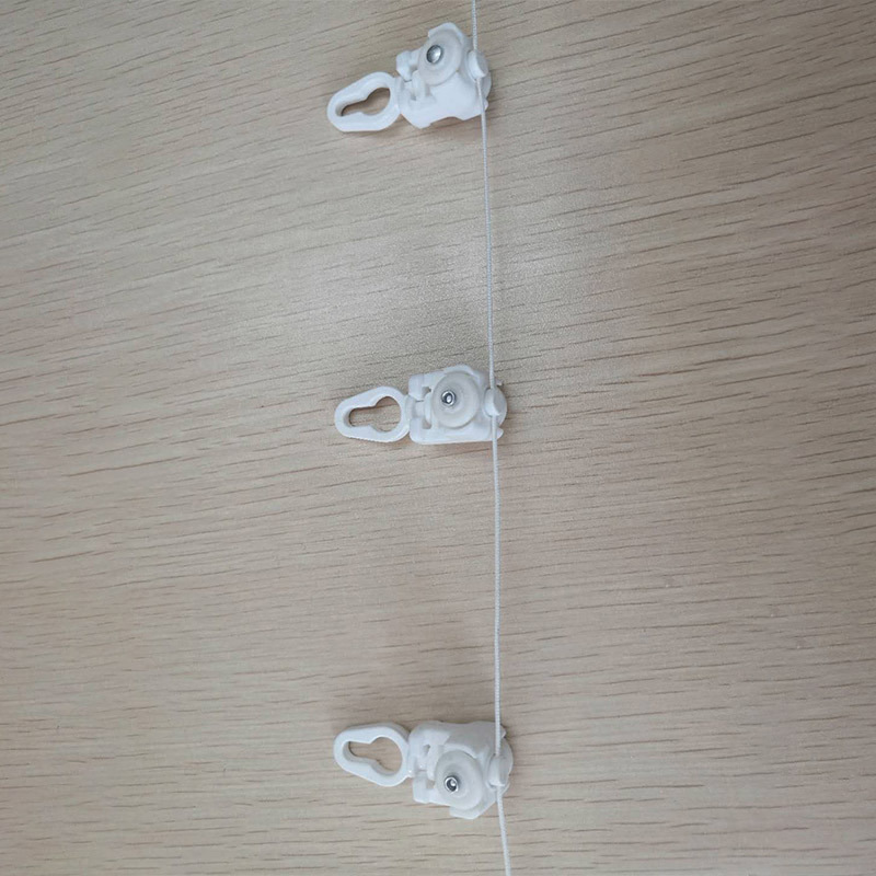 Stylish snake-shaped curtain track accessories with distance-regulating pulleys and electric tracks for snake-shaped curtain accessories with distance-regulating beads