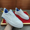 Real shot summer Su-board Embossing leisure time skate shoes Trend Versatile White shoes fashion Men's Shoes personality motion shoes