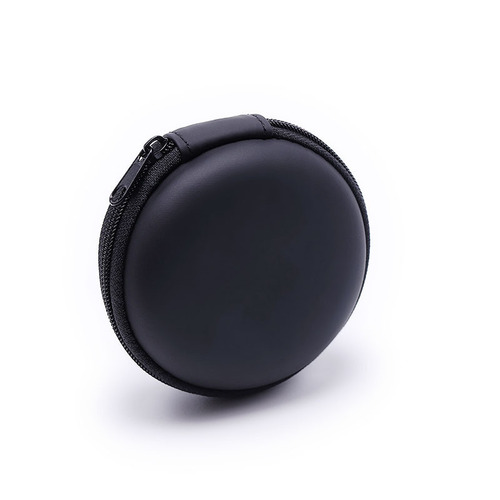 eva headphone bag large round headphone storage box data line packaging box portable digital accessories USB flash drive storage bag 