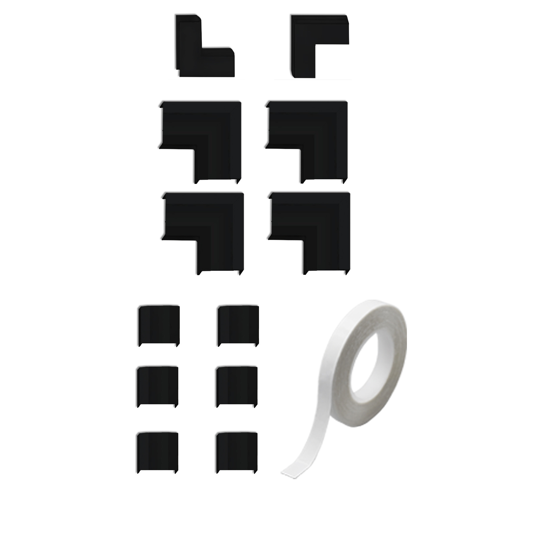 블랙 15×9 8개 세트