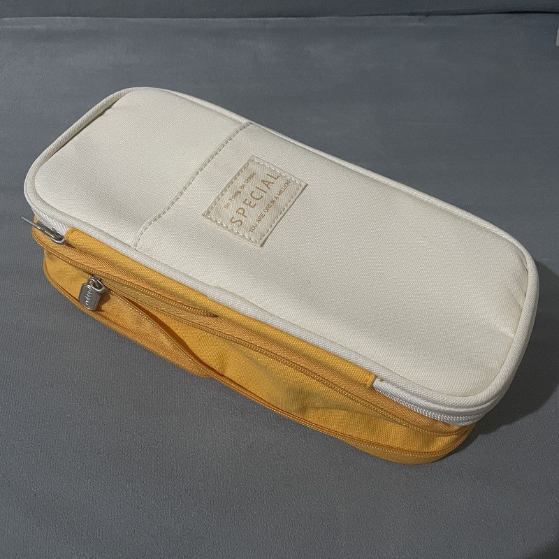 Caja de lápices especial transfronteriza macaron color a juego se puede cambiar en caja de papelería de estudiante de bolsa de lápices mejorada de gran capacidad