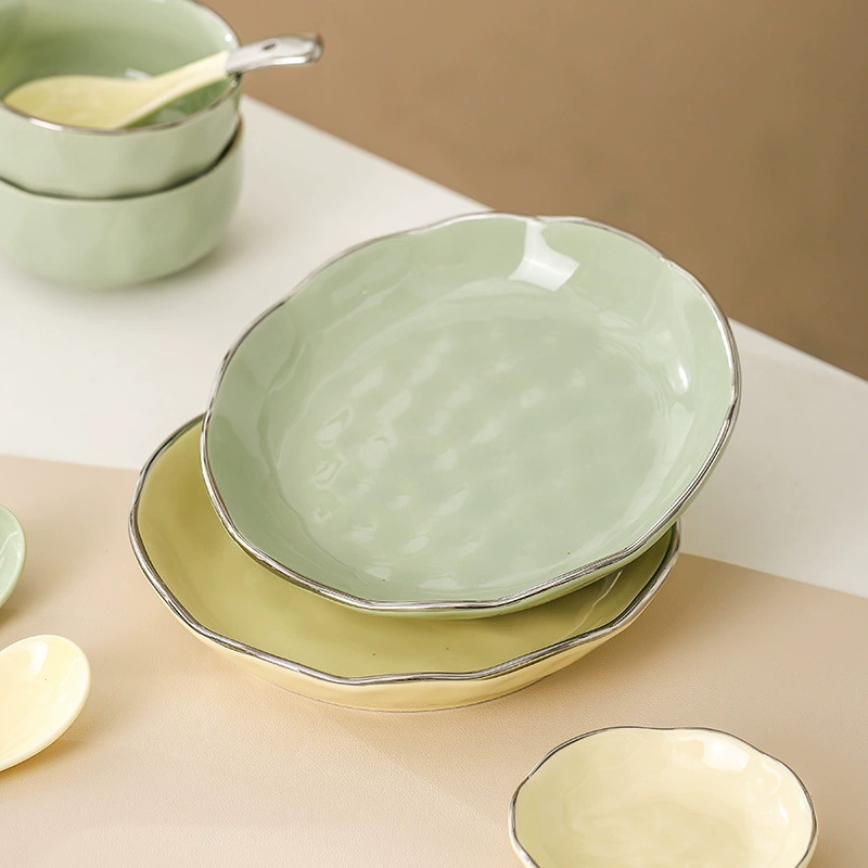 Tableware, ceramic set, cream gift box, light luxury style, high-quality style