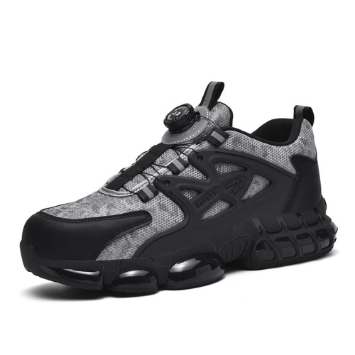 Cross-border new men's special safety shoes men's anti-crushing and anti-stabbing construction site wear-resistant electric welding work shoes toe cap with steel plate 