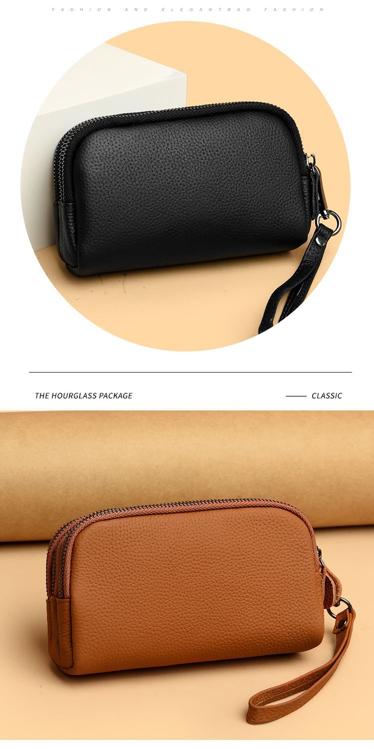 Leather Clutch Yellow