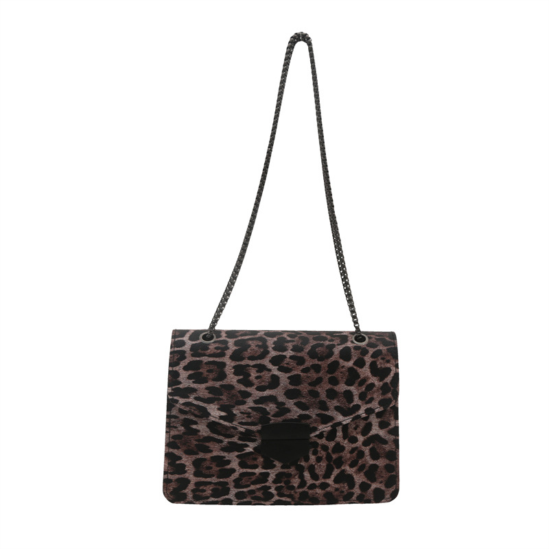 2024 nuevo diseño de nicho de cadena popular de este año, bolso de hombro pequeño, bolso de leopardo de alta calidad de gran capacidad