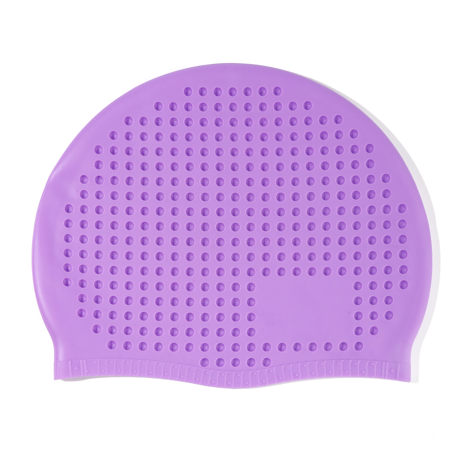 Sombrero de natación de silicona para adultos unisex sombrero de natación de silicona agujero elástico sombrero de natación burbuja sombrero fábrica de suministro directo