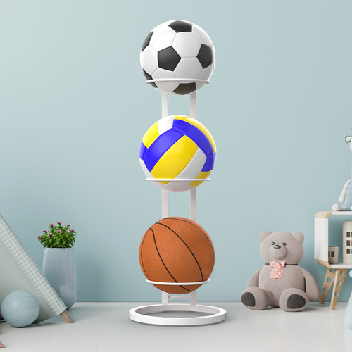 Basketball Standard Household Simple Football Volleyball Storage Organization Double Three Four Layers Children's Ball Wall Mount