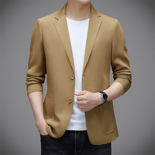Slim-Fitting Business Casual Dual-Use Formal Suit for Boys Korean Style High-End Suit Jacket