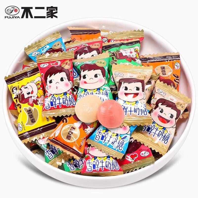 包郵便冠生園大白兎キャラメル卸売り牛乳グミ結婚喜糖多種類の味バラキャンディー間食|undefined