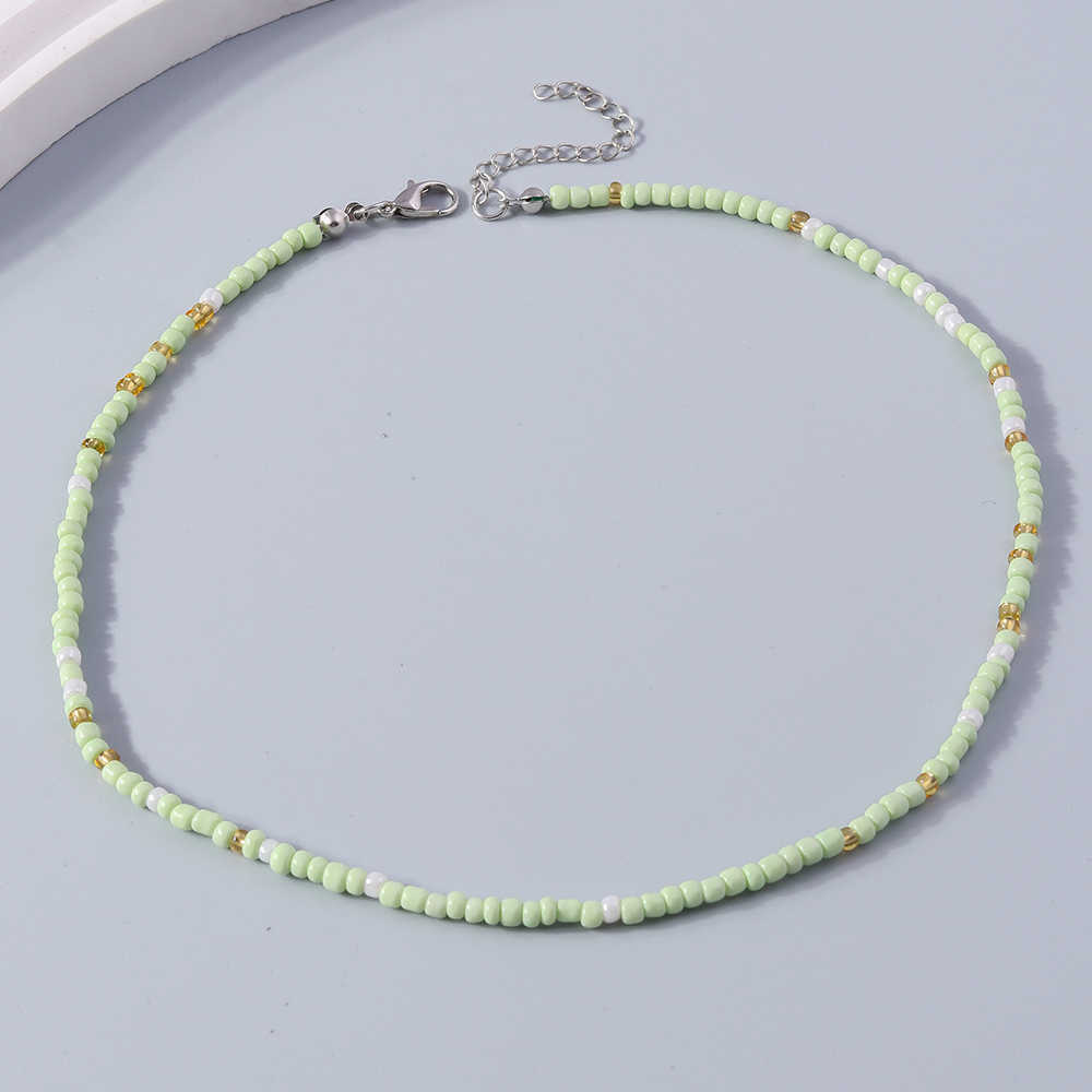 10g Weight Necklace Classification Resin Chain Material Beaded Chain Chain Type 1 Piece Quantity Holiday, Daily Occasion Plastic, Resin Material Round Pattern Spring&Summer Season Women's Gender Sweet Style Sweet Round Plastic Resin Beaded Chain Beaded Necklaces Wholesale 8