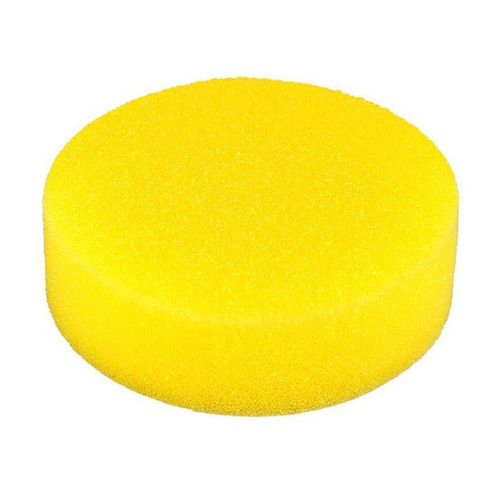 Yellow round thick sponge car waxing polishing sofa seat leather clothing leather bag leather jacket cleaning brush