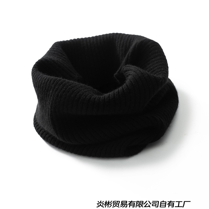 Wholesale cross-border cashmere neck warmer for women, autumn and winter neck protection, faux collar, warm knitted neck warmer, pullover neck scarf