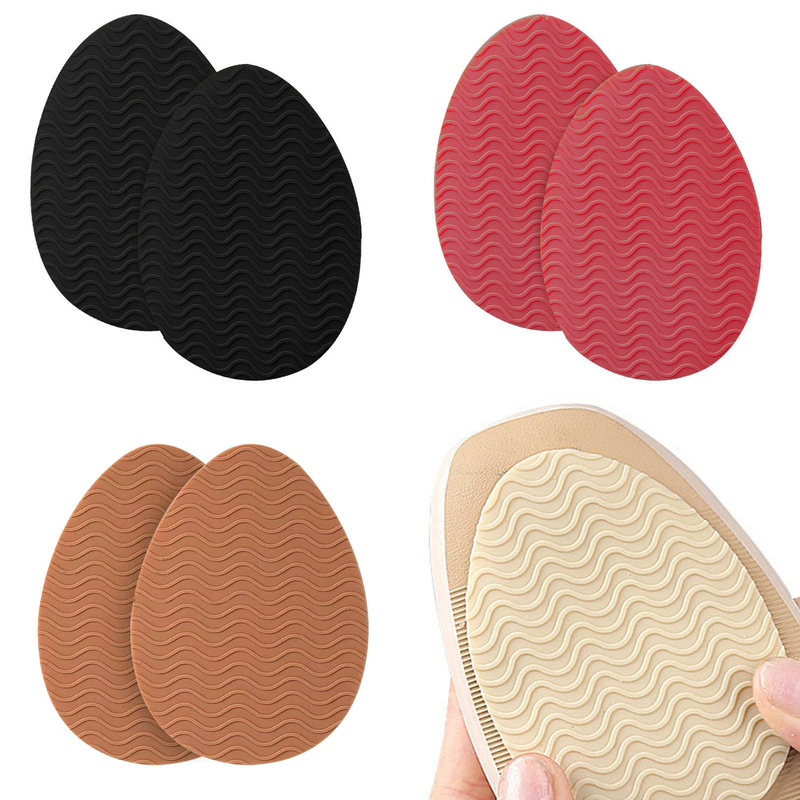 Non-Slip Foot Pad Soles, Wear-Resistant Tbottomon Rubber Insoles, Anti-Slip Stickers, High-Heeled Shoes Palm Silencer Protection Stickers