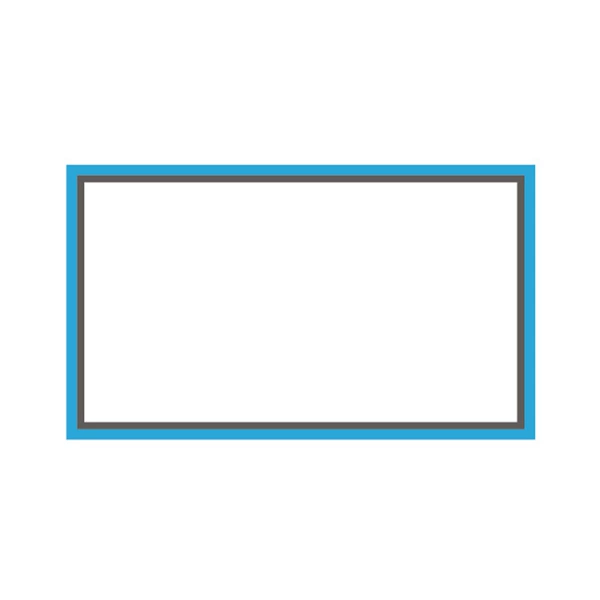Simple blue and white message board (14.5*25)